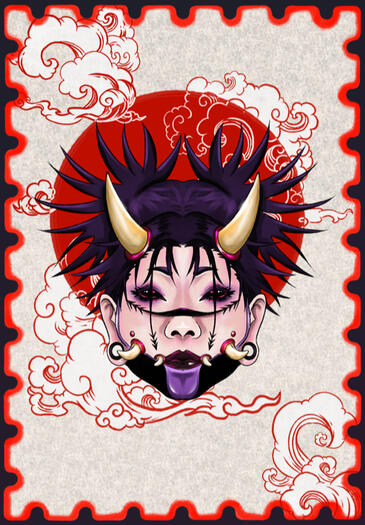 Oni Choso - Cyprus comic con stamp rally